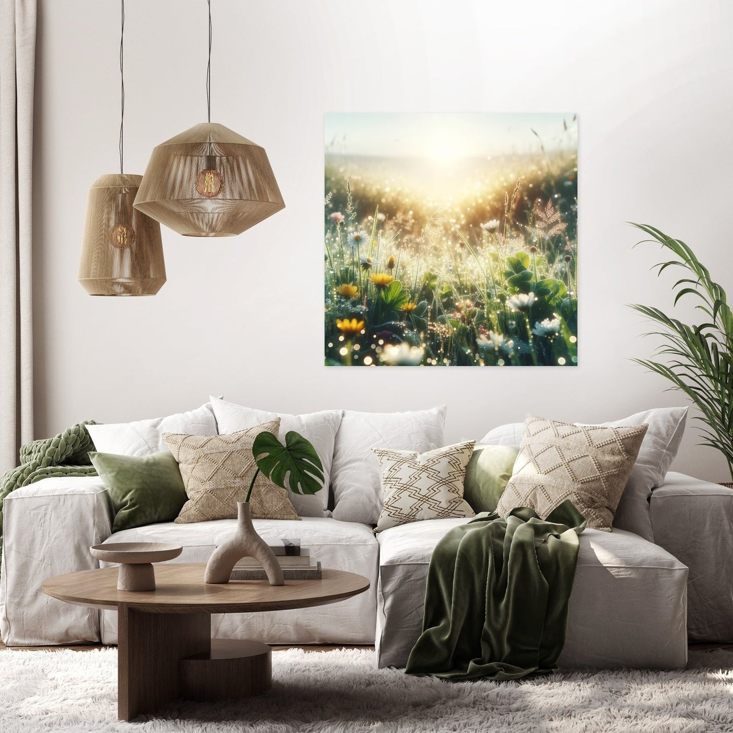 Dew-Kissed Meadow Canvas