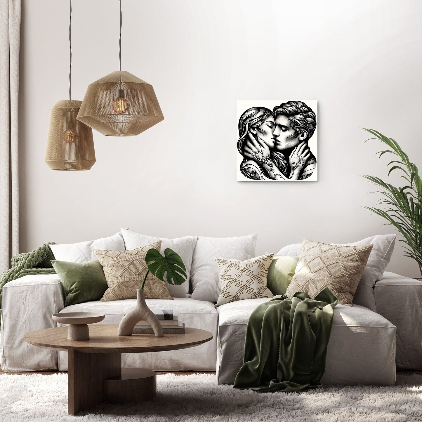 Golden Kiss Canvas