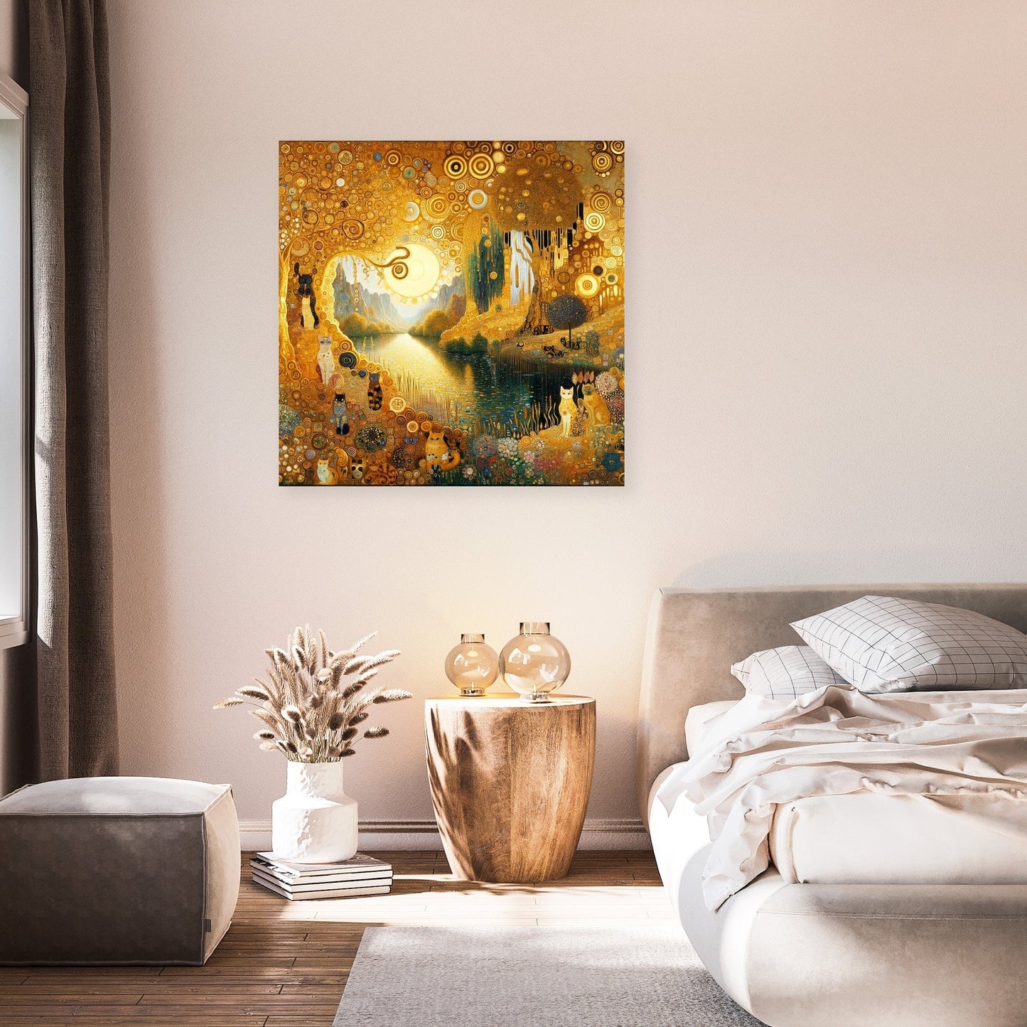 A Cat's Wonderland Canvas