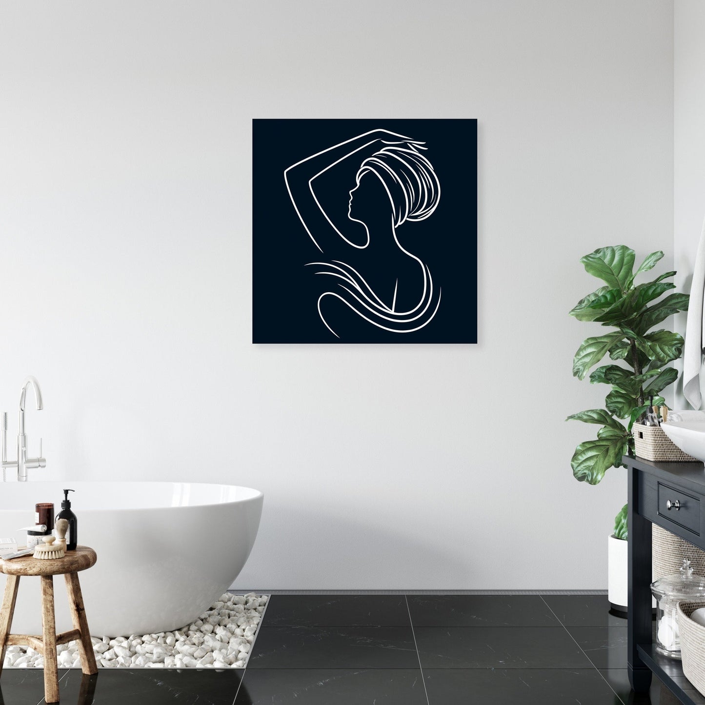Towel Turban Grace Canvas