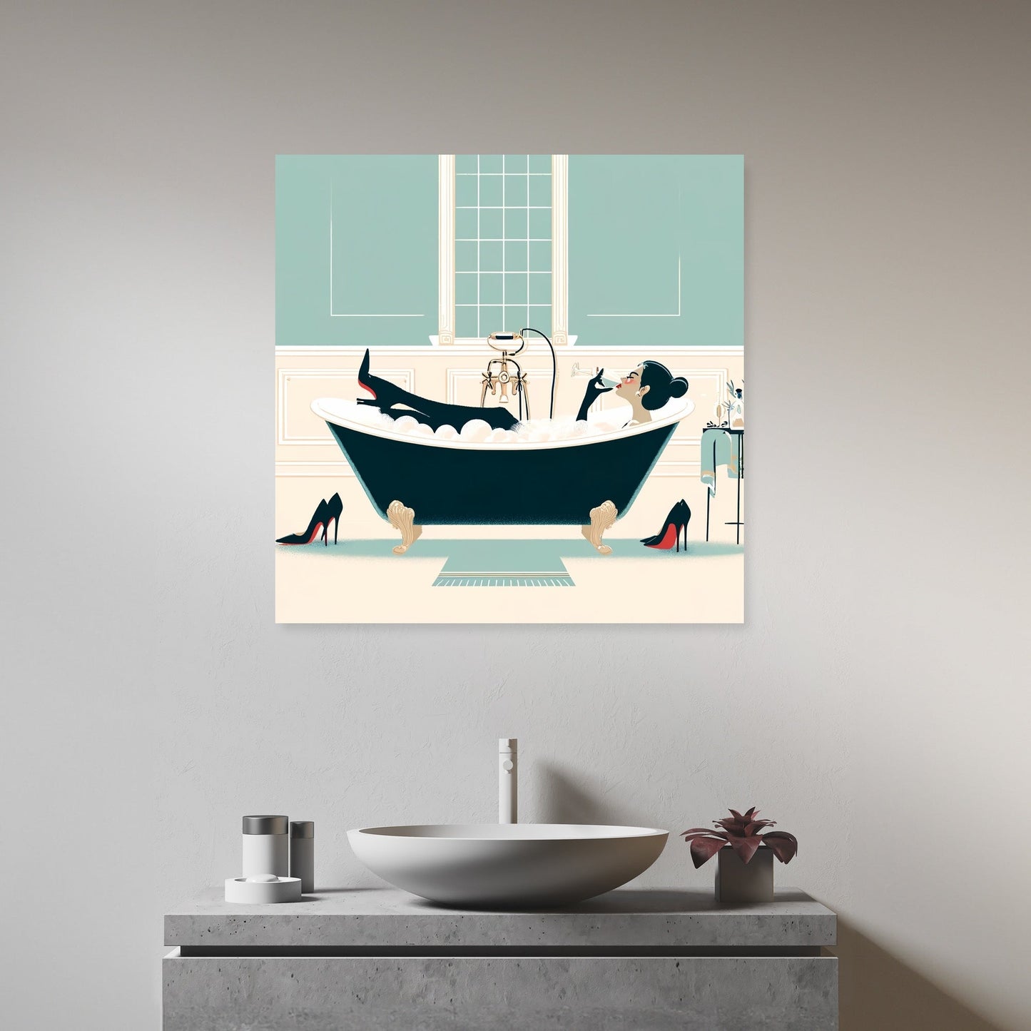 Chic Soirée Soak Canvas