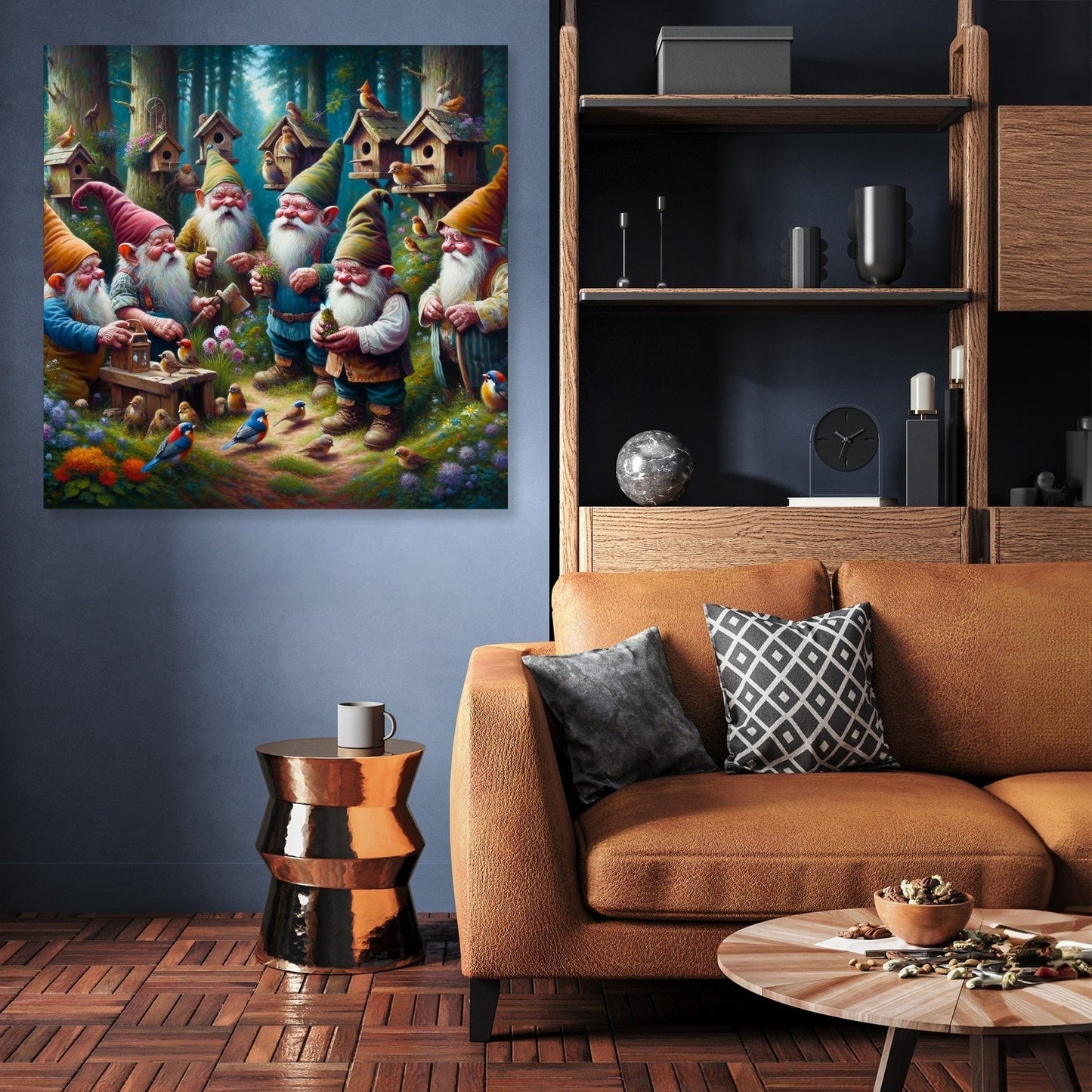 Enchanted Woodland Gnomes Canvas