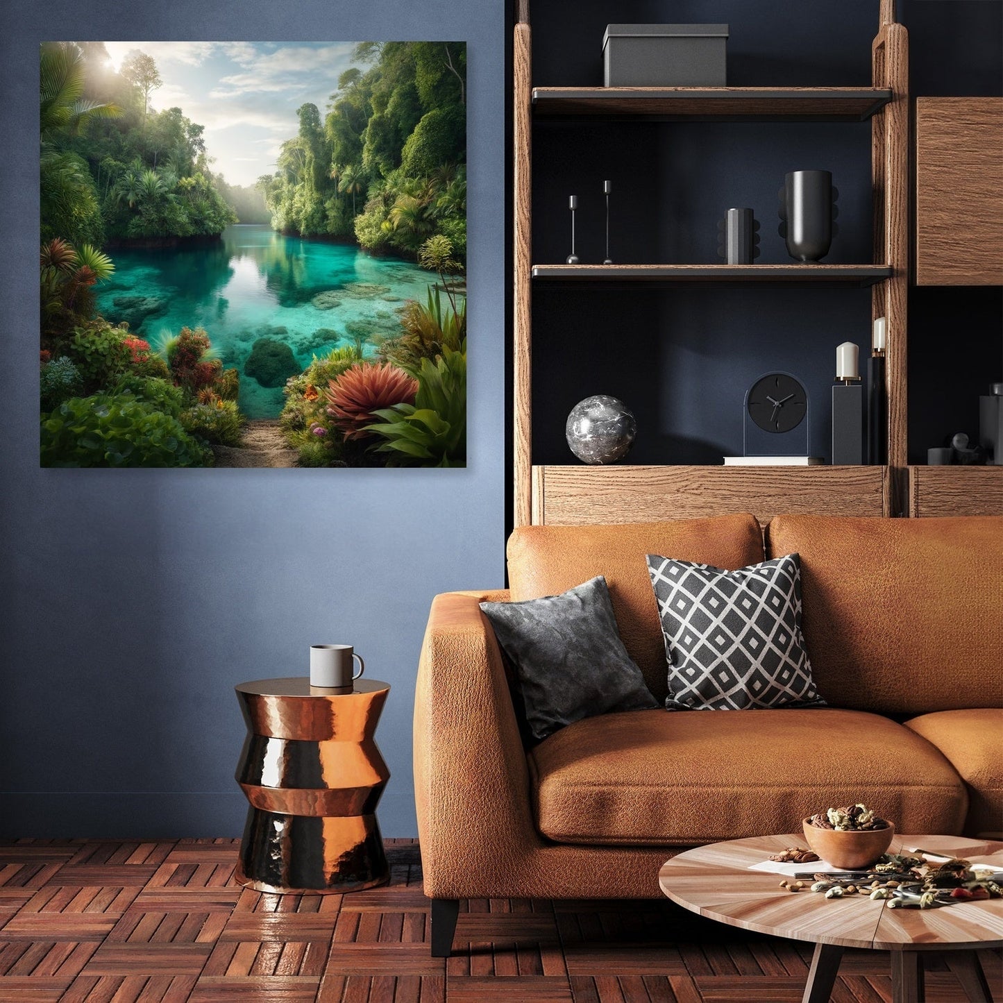Hidden Paradise Lagoon Canvas