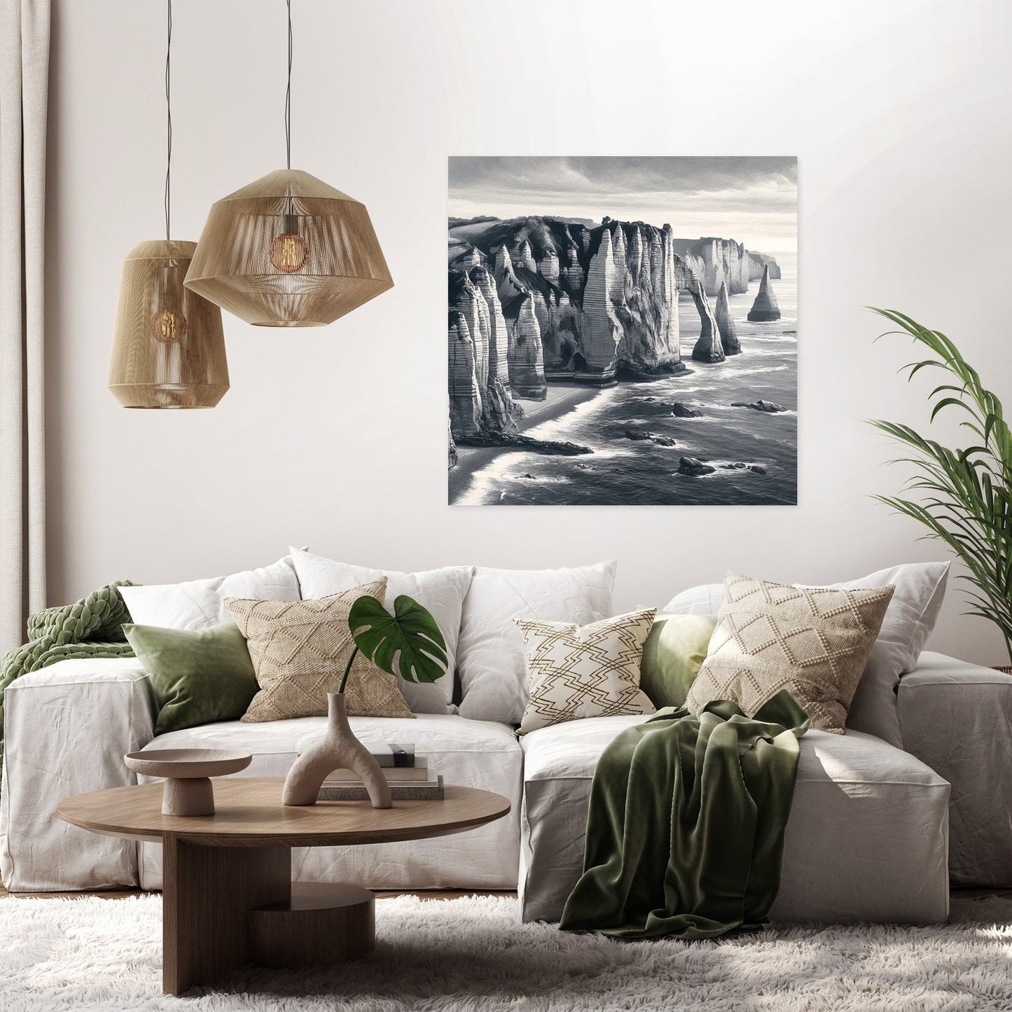 Étretat Cliffs Canvas
