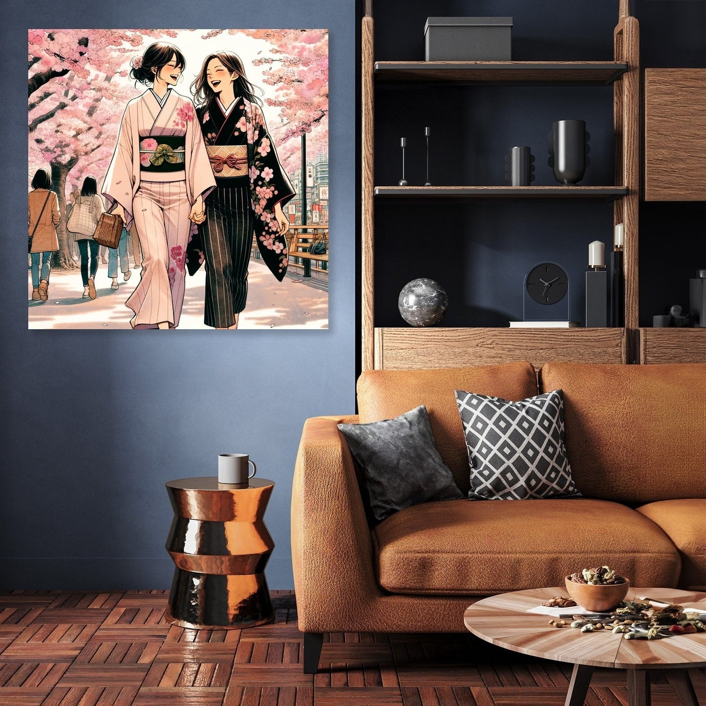 Sakura Friendship Stroll Canvas