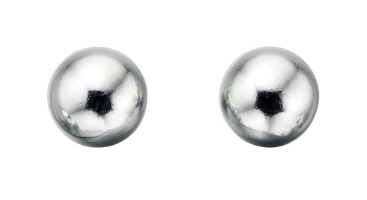 Beginnings Plain Ball Stud Earrings