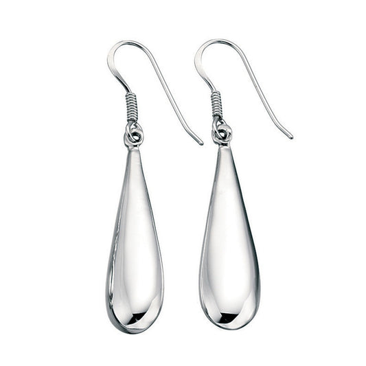 Beginnings Plain Organic Drop Earrings