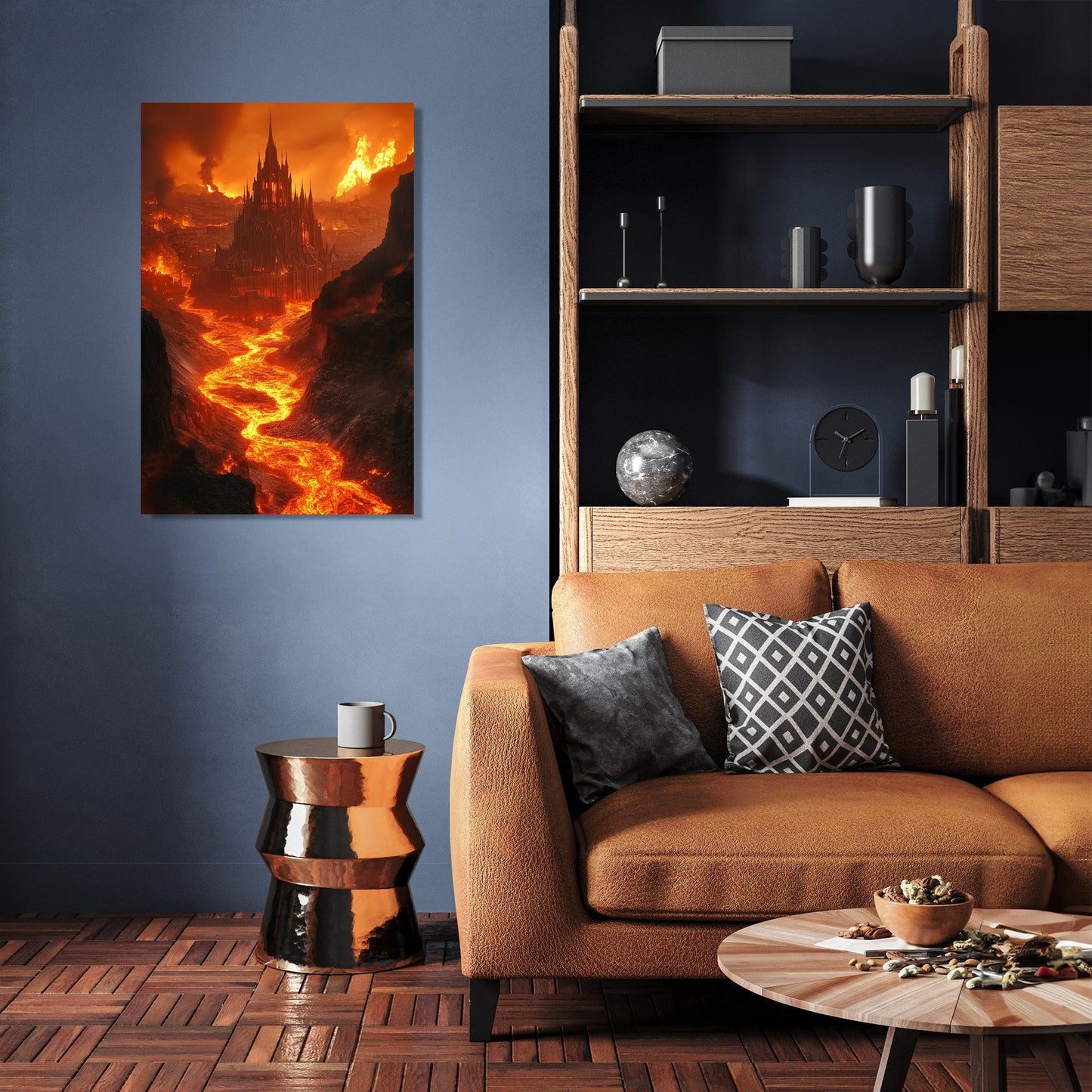 Infernal Metropolis Canvas