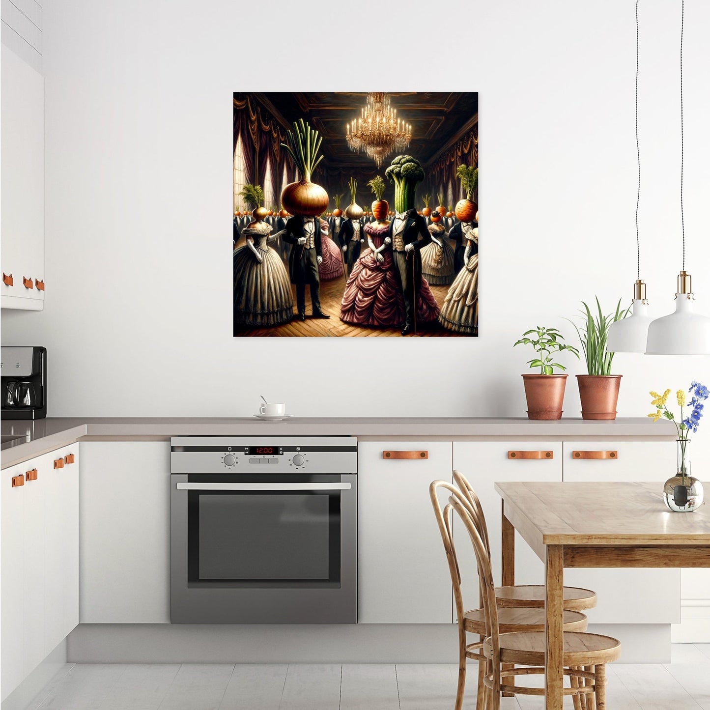 Victorian Vegetable Gala Canvas