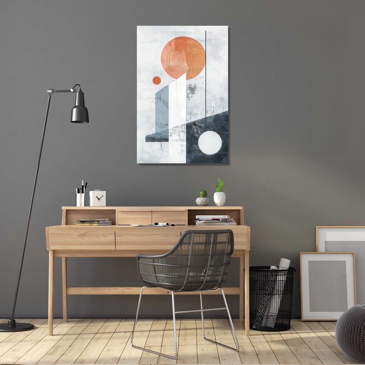 Serene Geometry Canvas