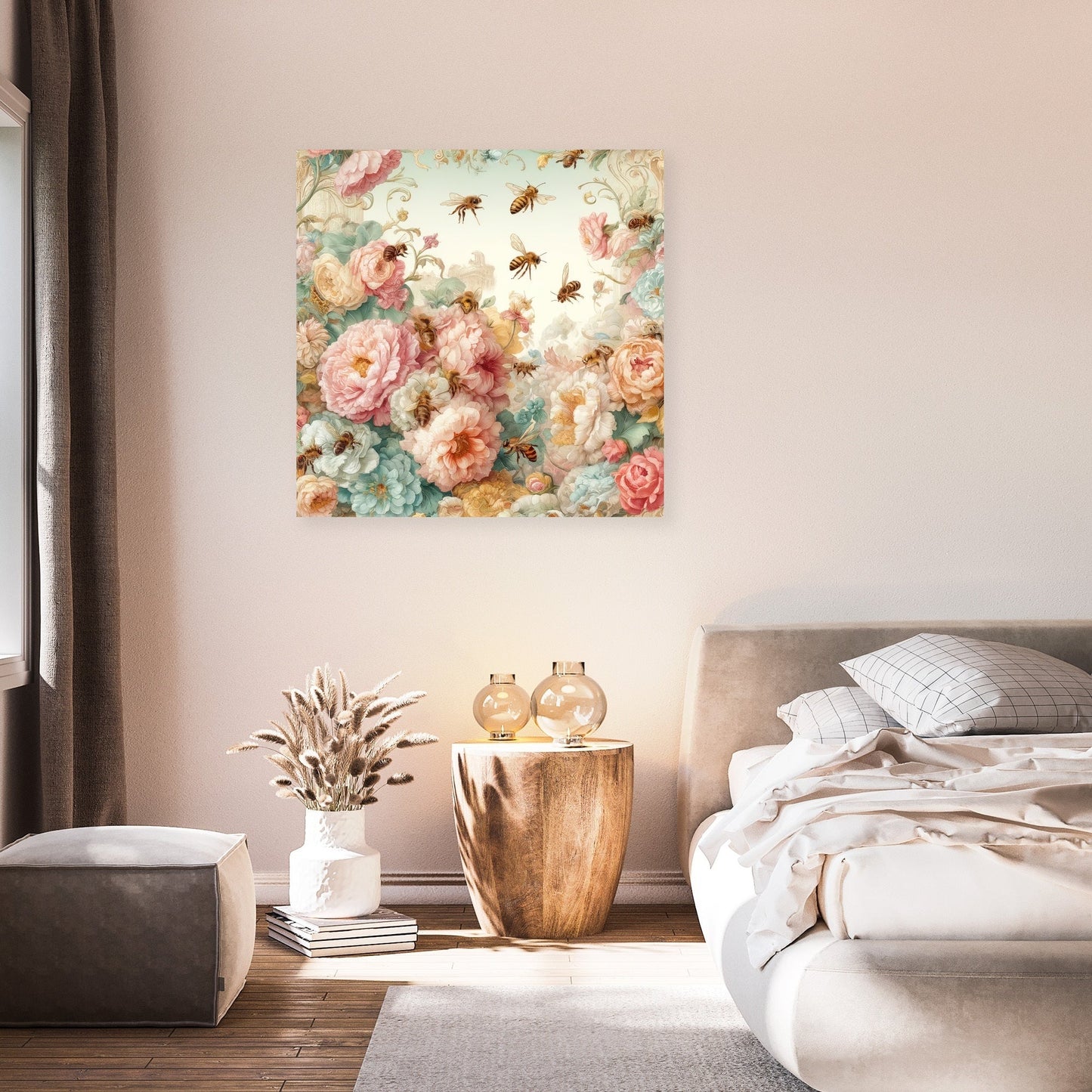Victorian Bee Garden Canvas