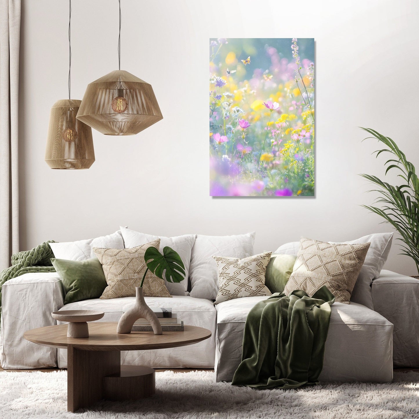 Melancholic Meadow Canvas