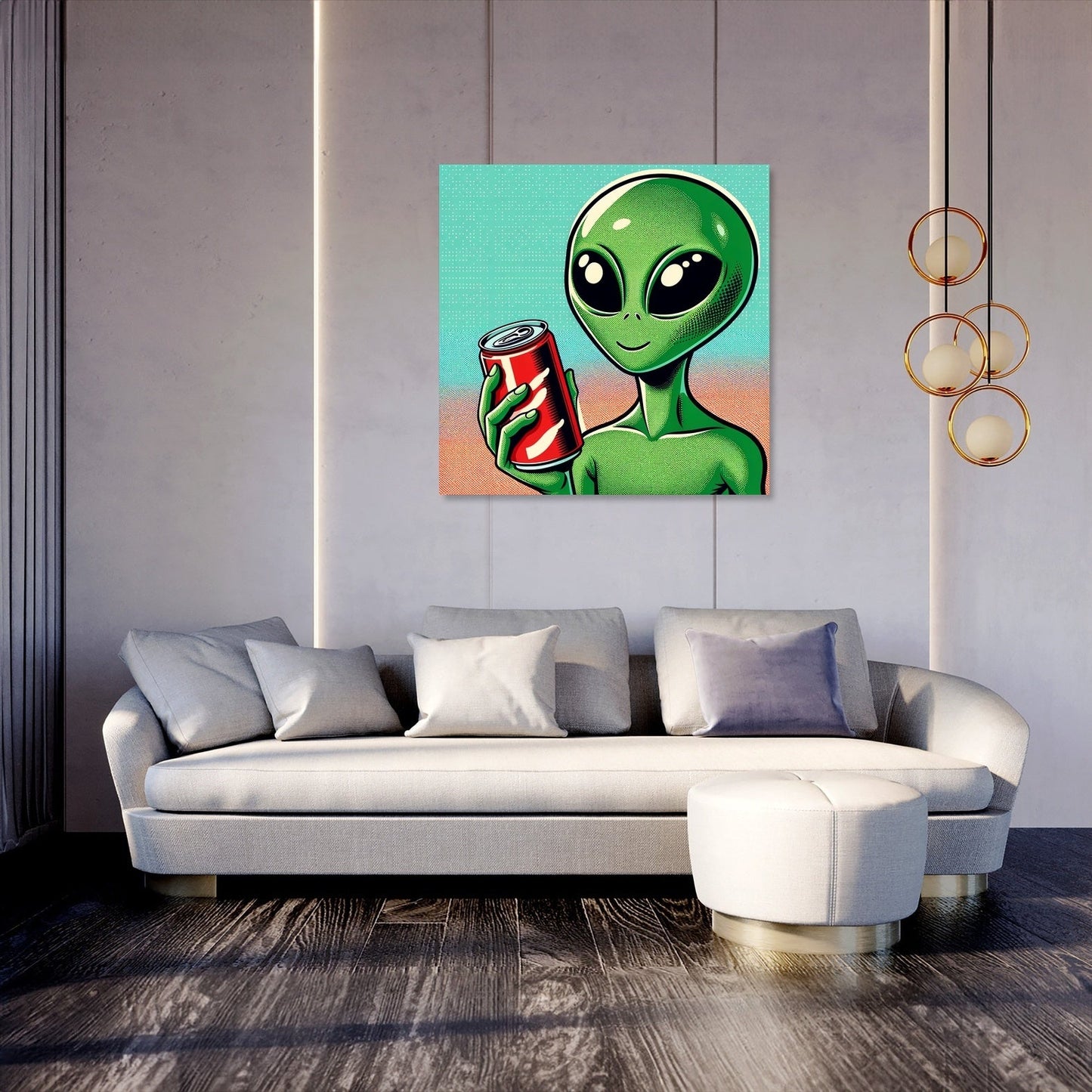 Alien Soda Canvas