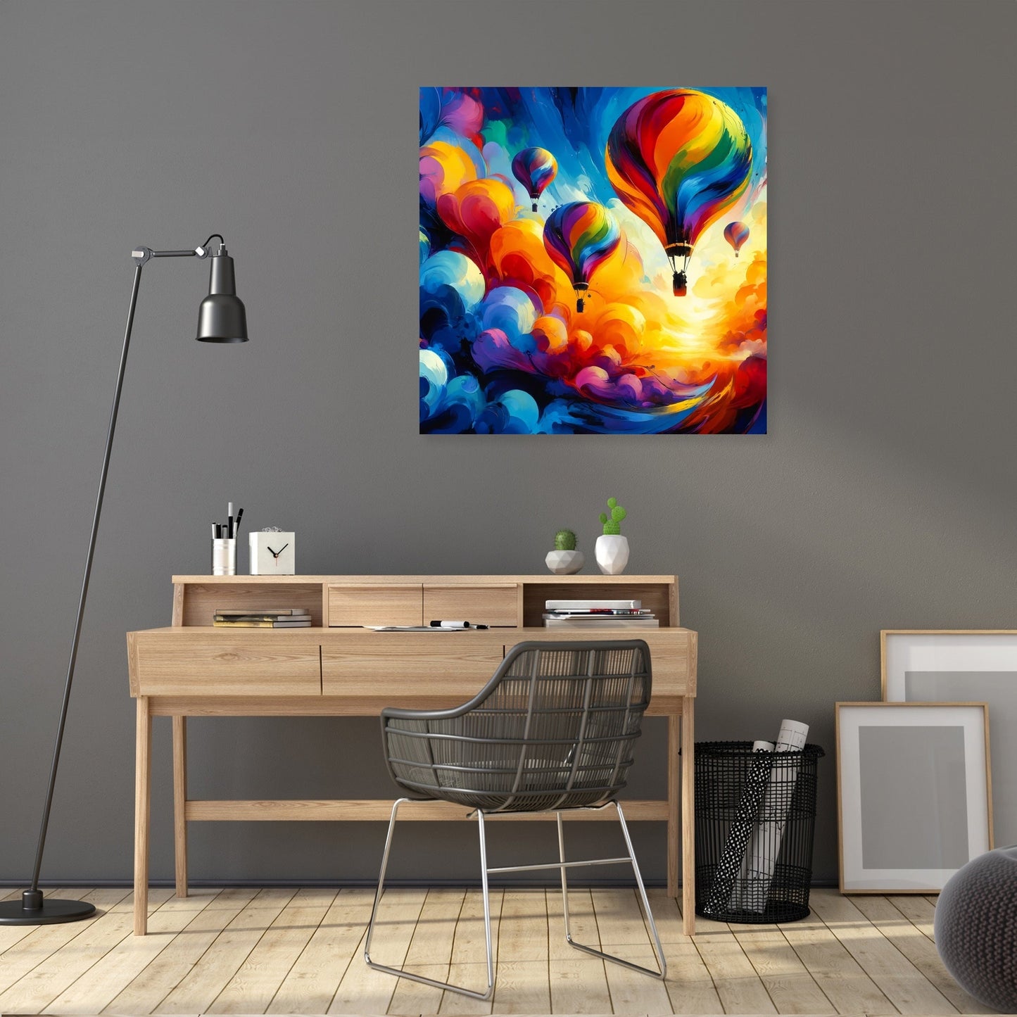 Abstract Horizons Canvas