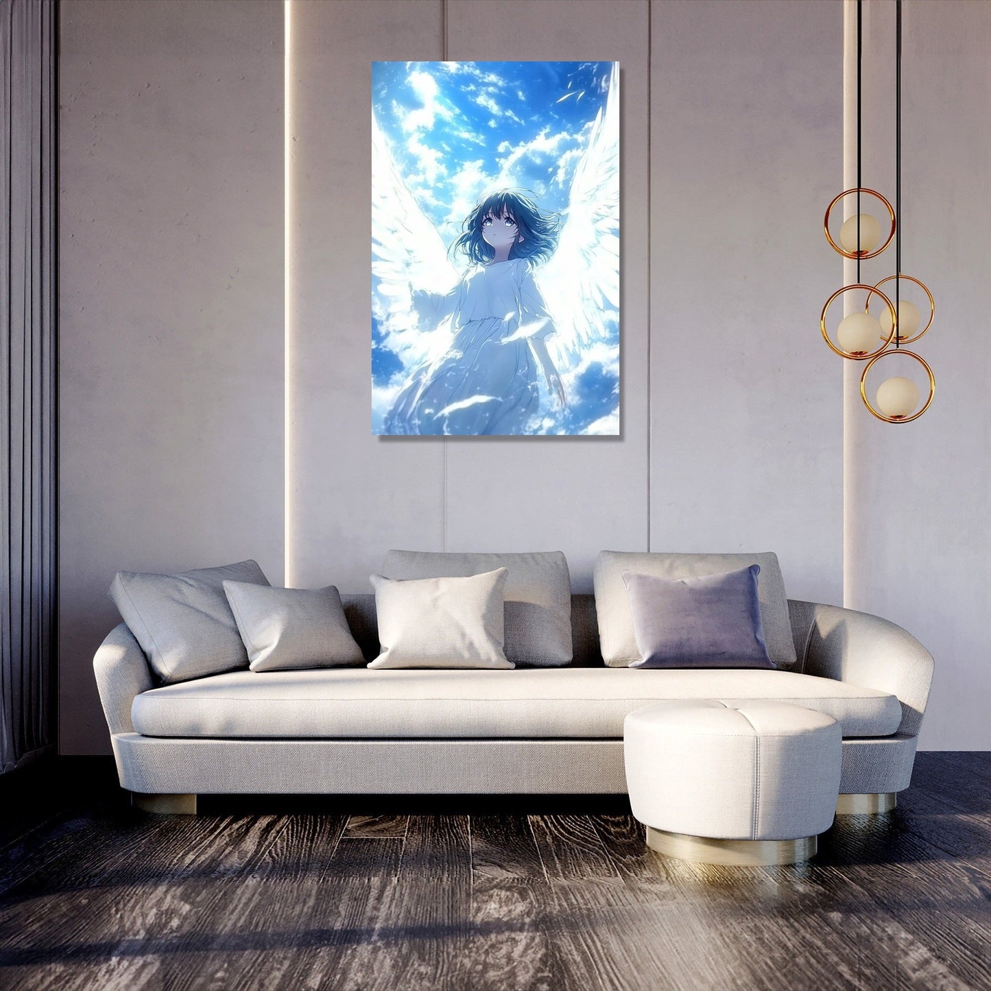 Seraphic Angel Sky Canvas