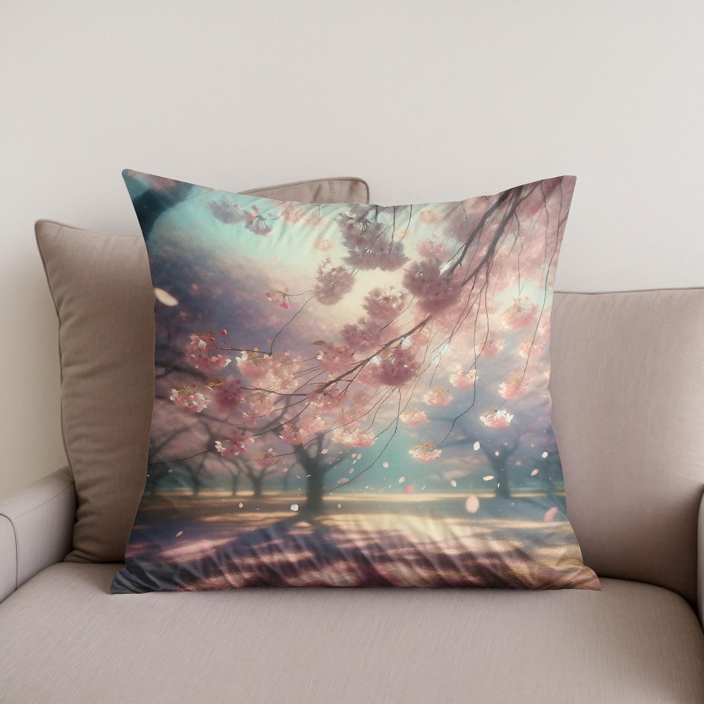 Sakura Serenity Cotton Cushion