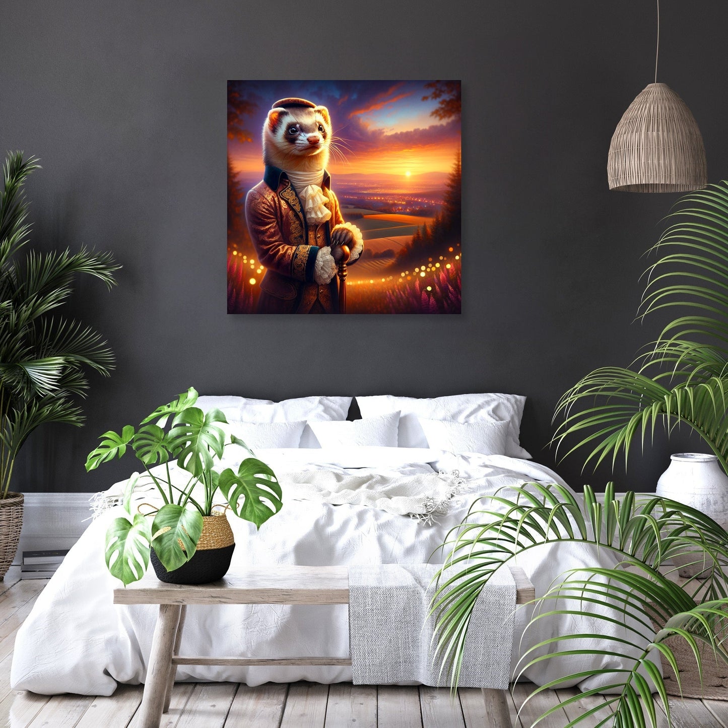 Regal Ferret Dusk Reverie Canvas