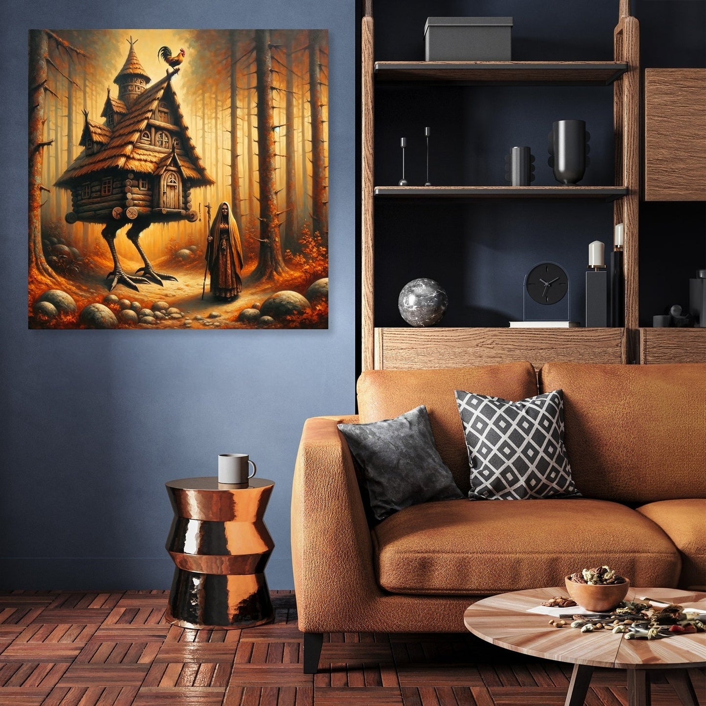 Forest Enchantment Baba Yaga Canvas