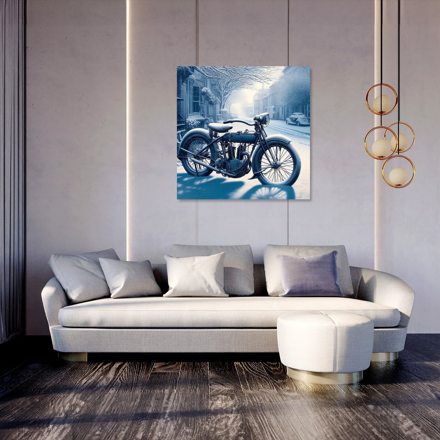 Winter's Pause Canvas