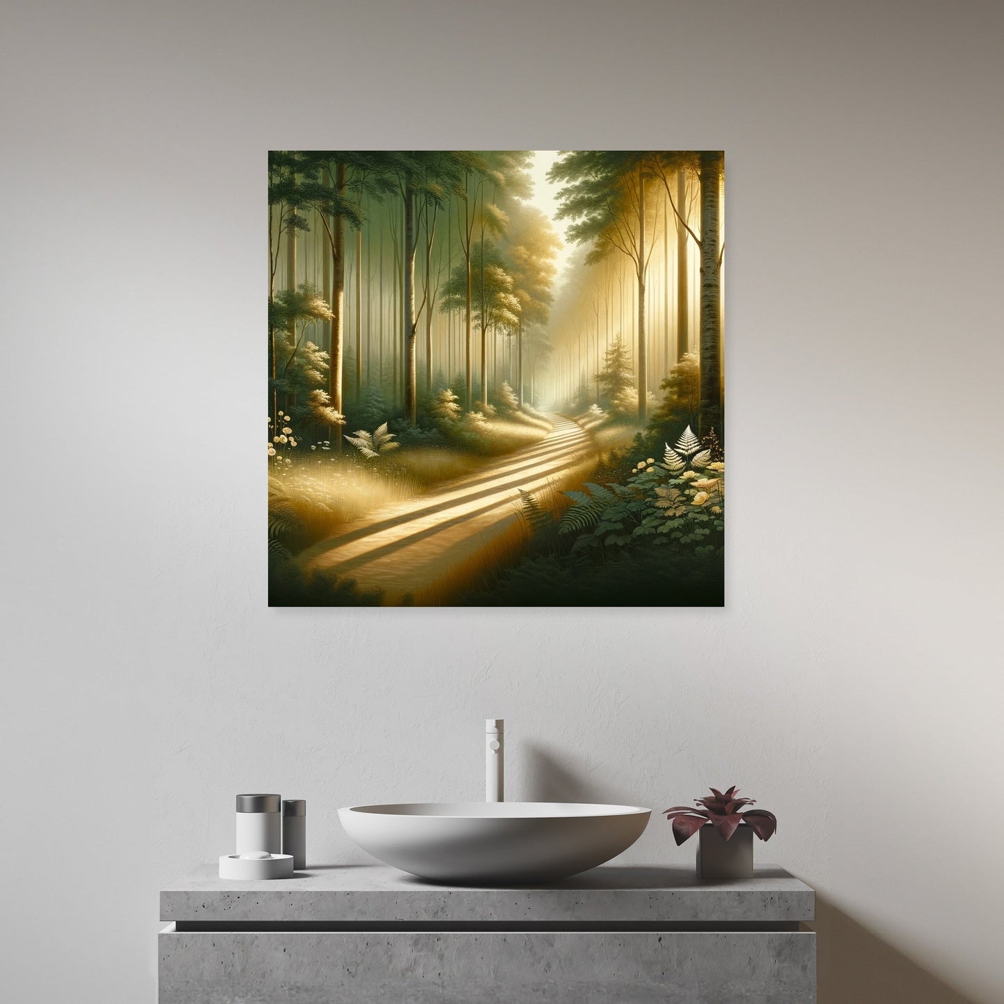 Forest Path Serenity Canvas