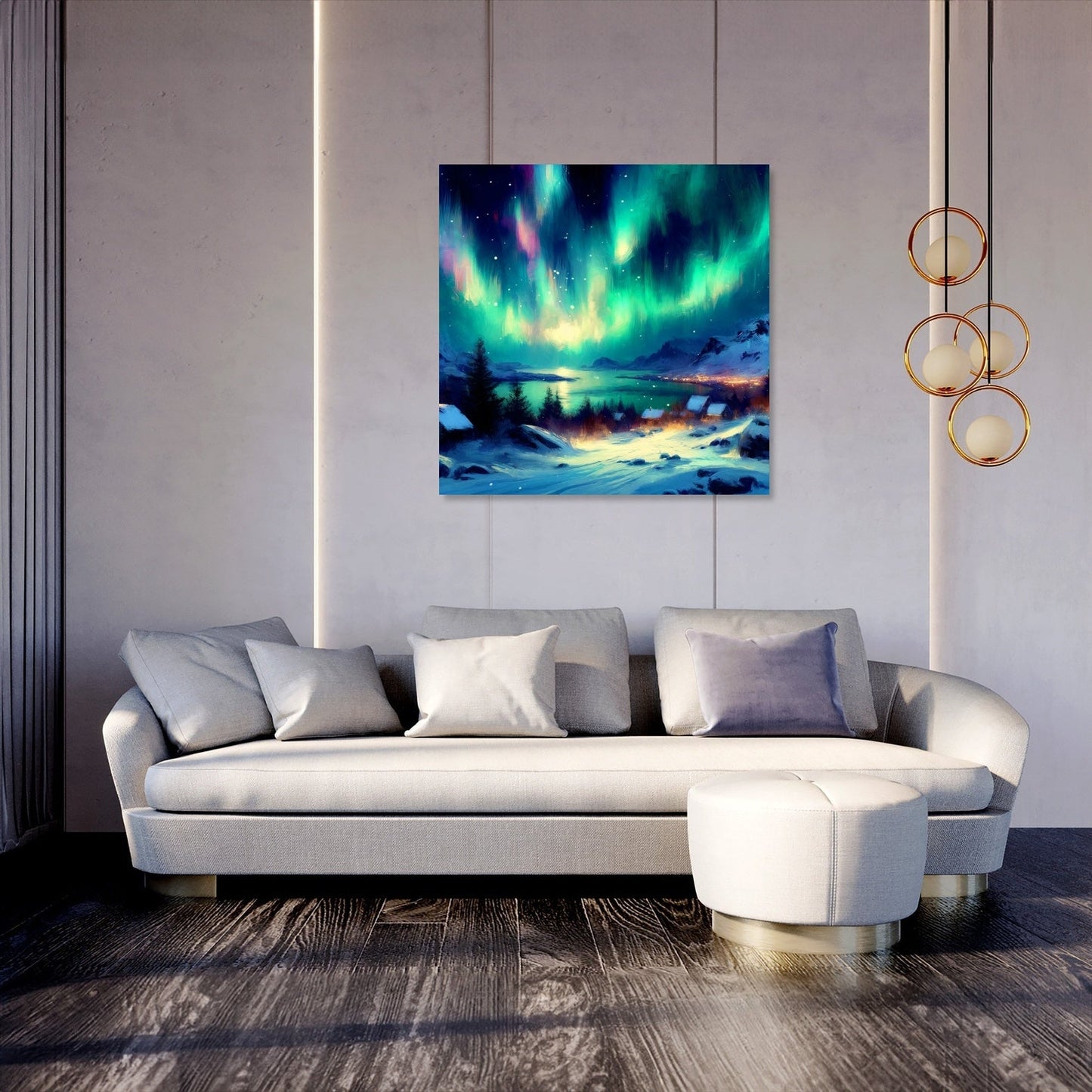 Northern Lights Magic Canvas