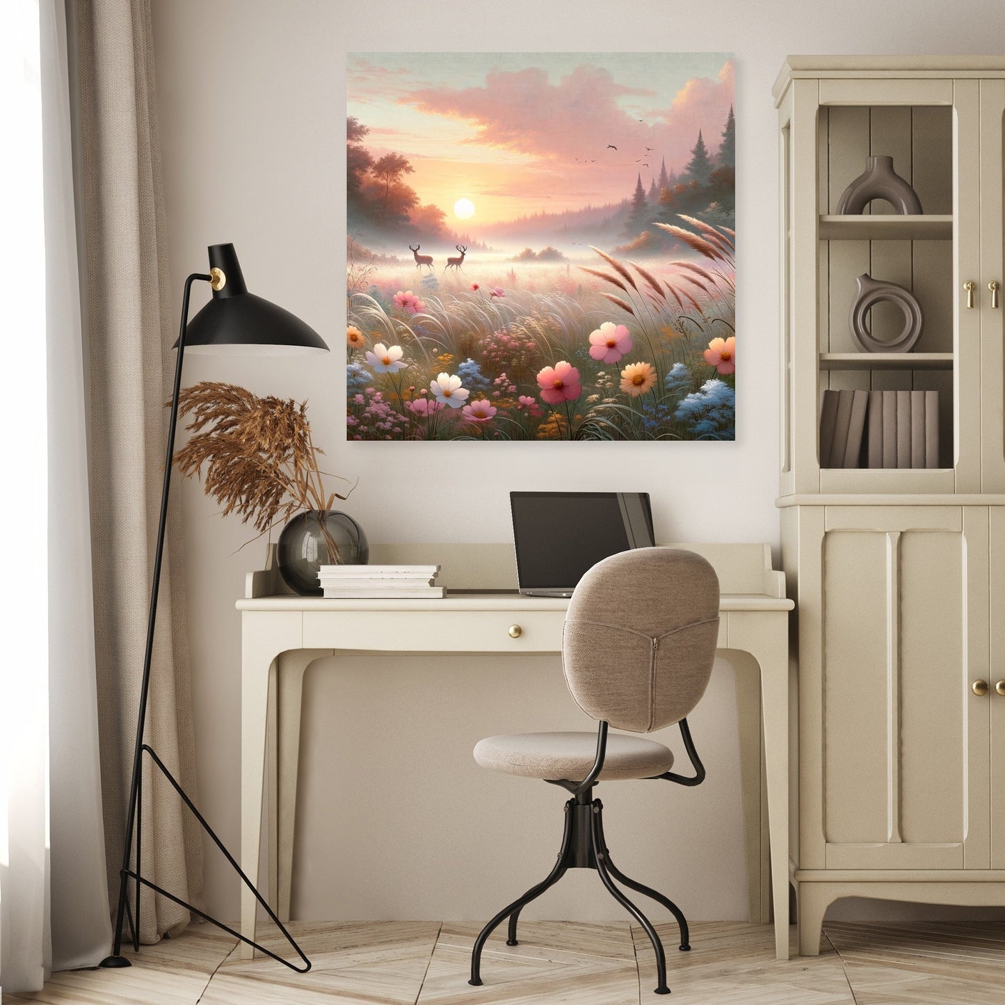 Sunrise Meadow Canvas