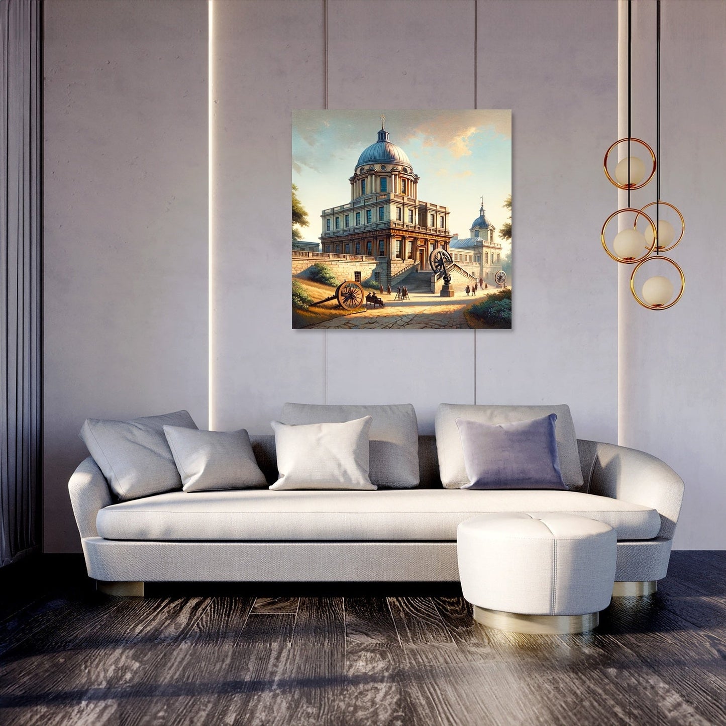 London Royal Greenwich Meridian Line Acrylic Canvas