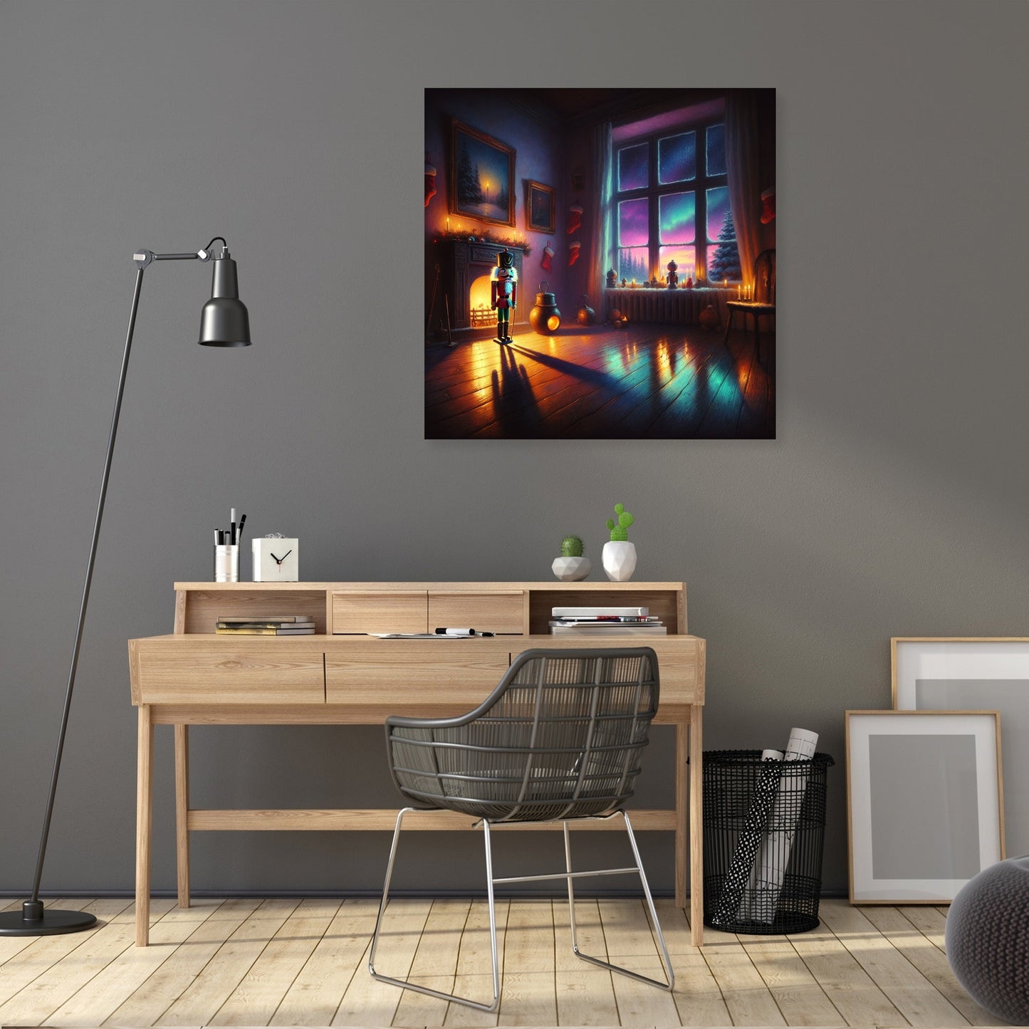 Nutcracker's Melancholic Eve Canvas