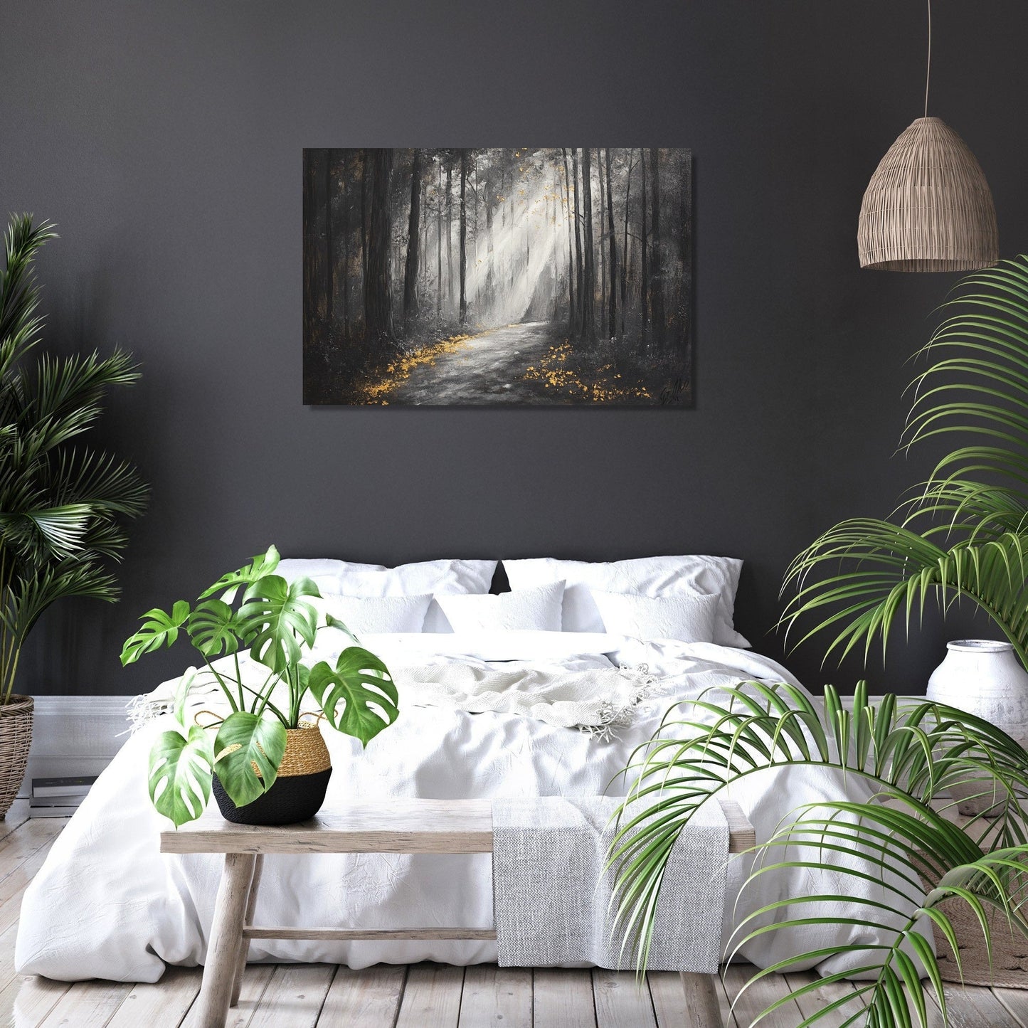 Golden Whisper Canvas