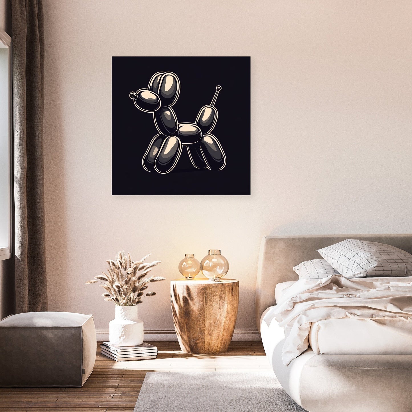 Whimsical Balloon Dog Canvas