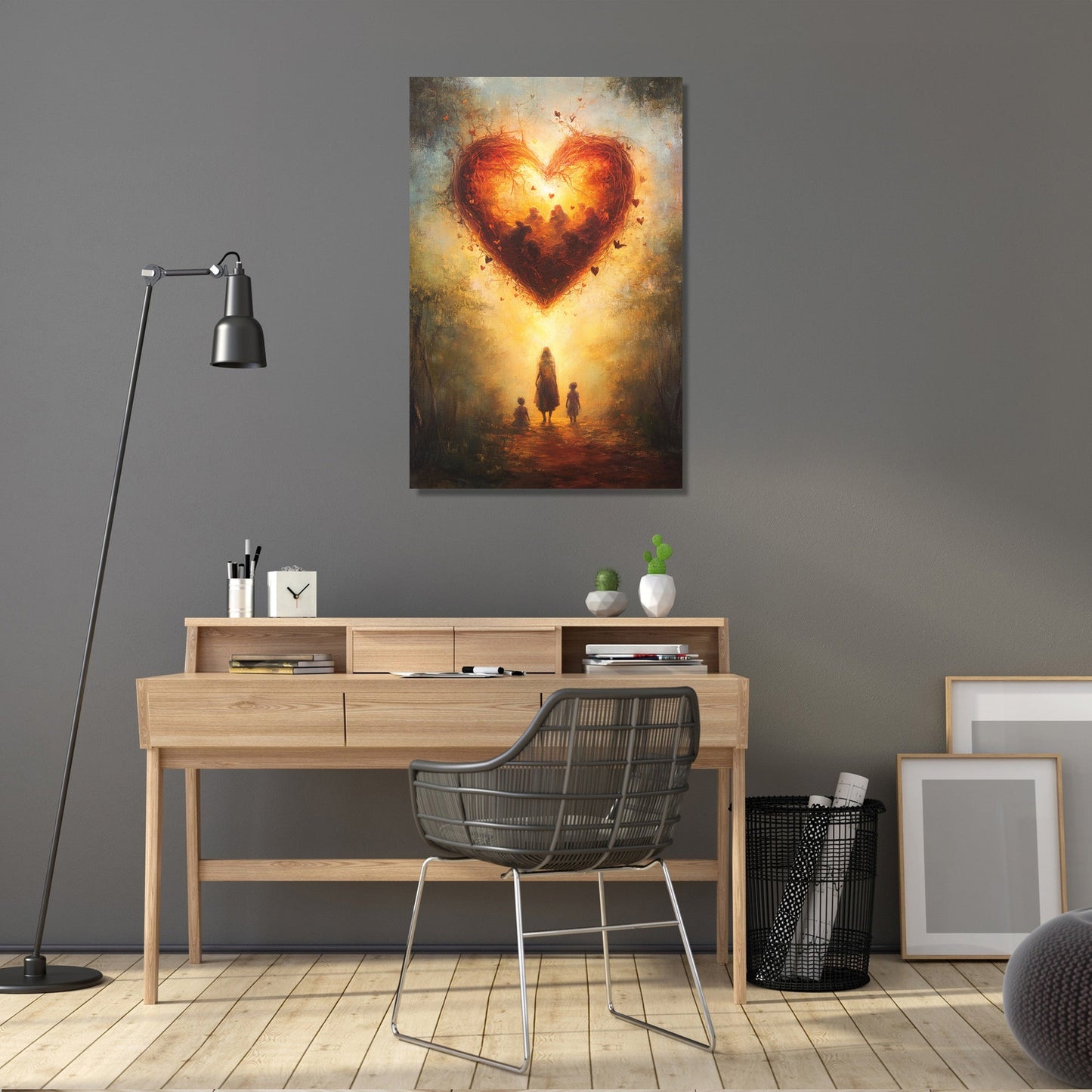 Heart of Maternal Sanctuary Canvas