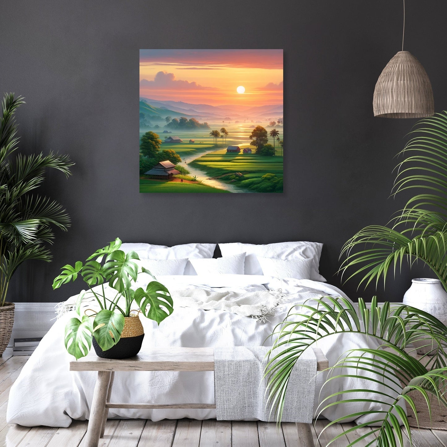 Dawn in Bangladesh Canvas