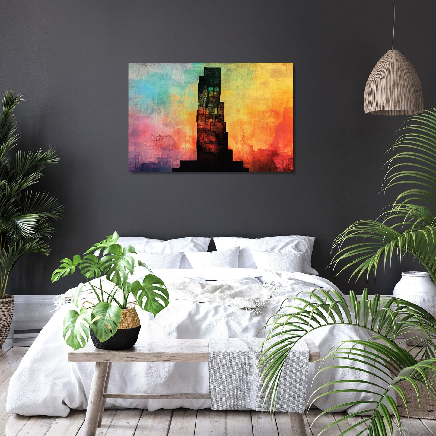 Memory Tower Canvas