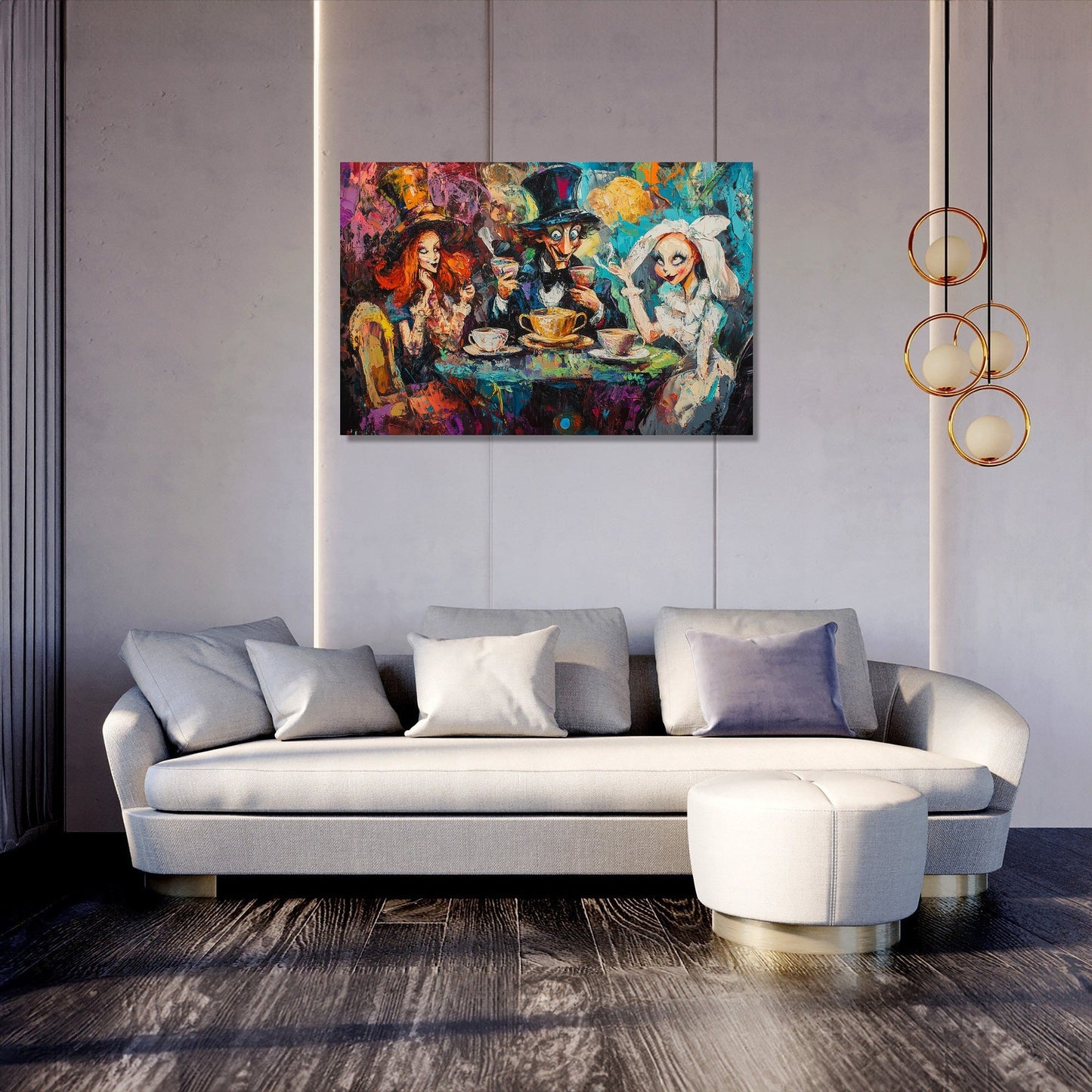 Tea Party Reverie Canvas