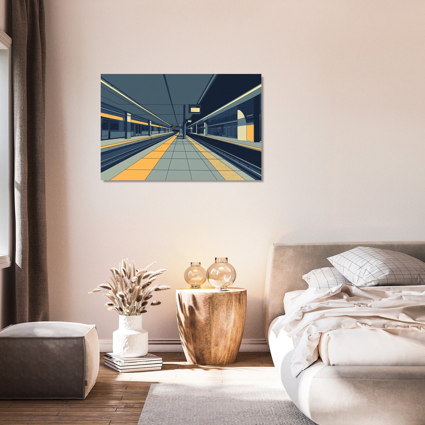 Underground Station Canvas
