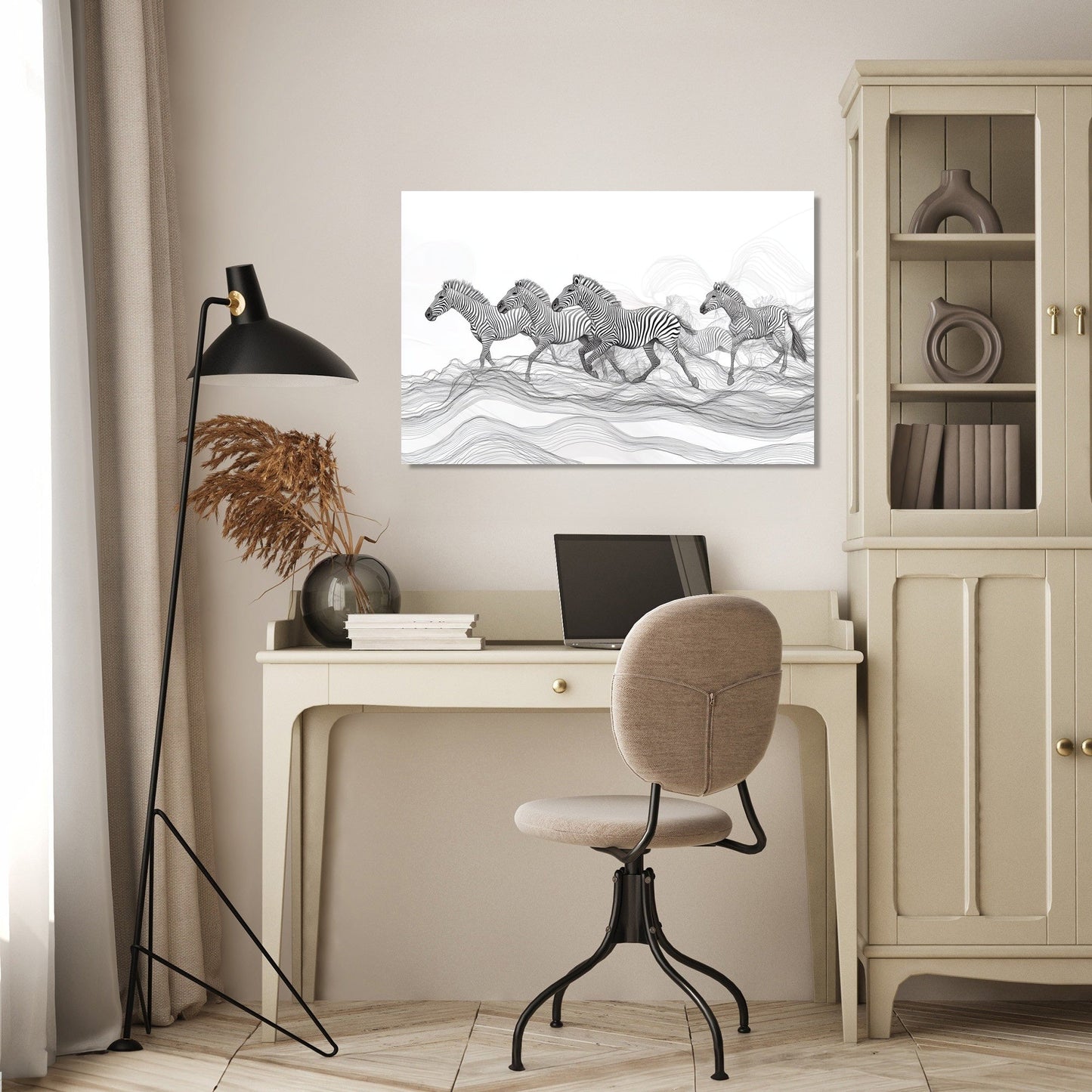 Zebra Plains Canvas