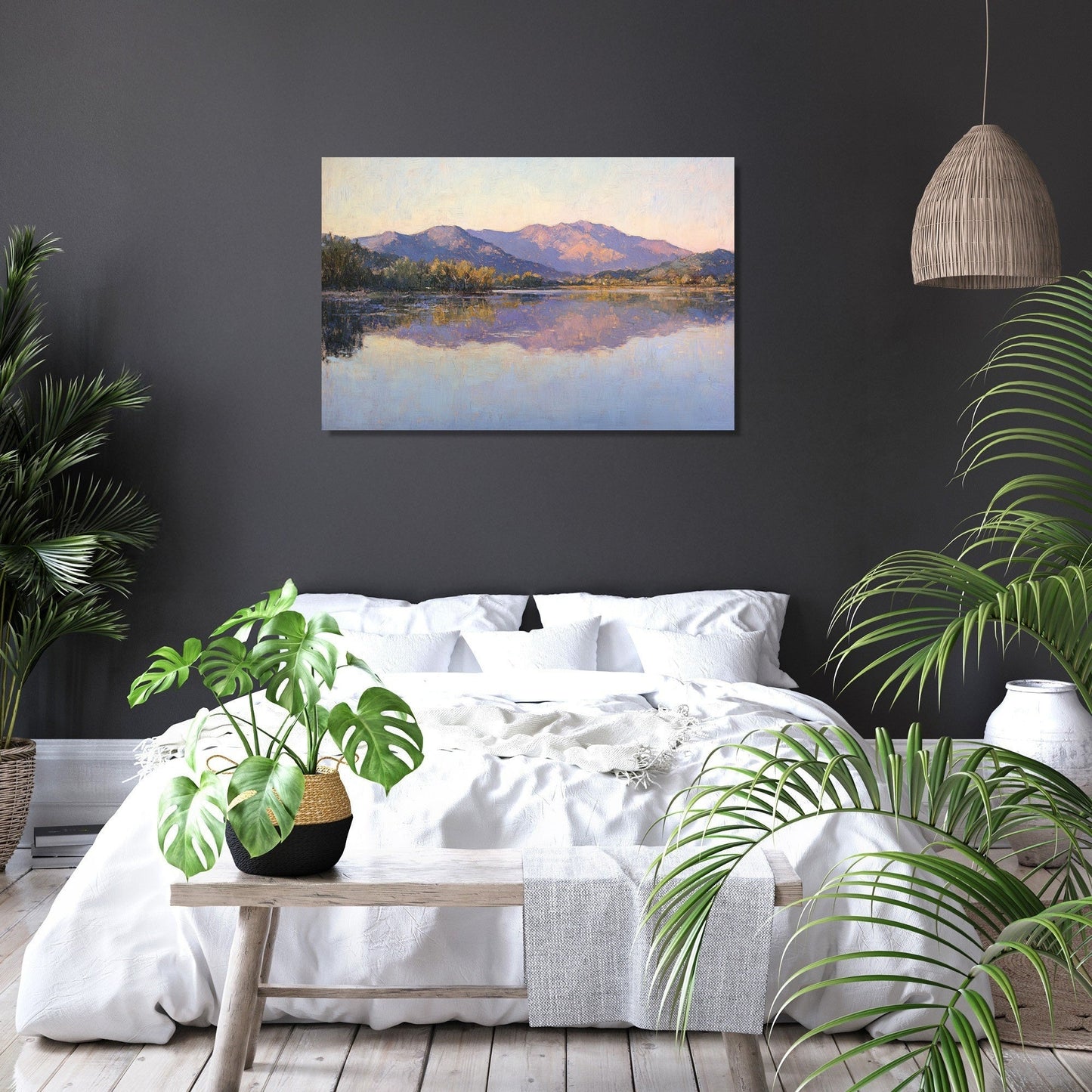 Peace Begins Here Canvas