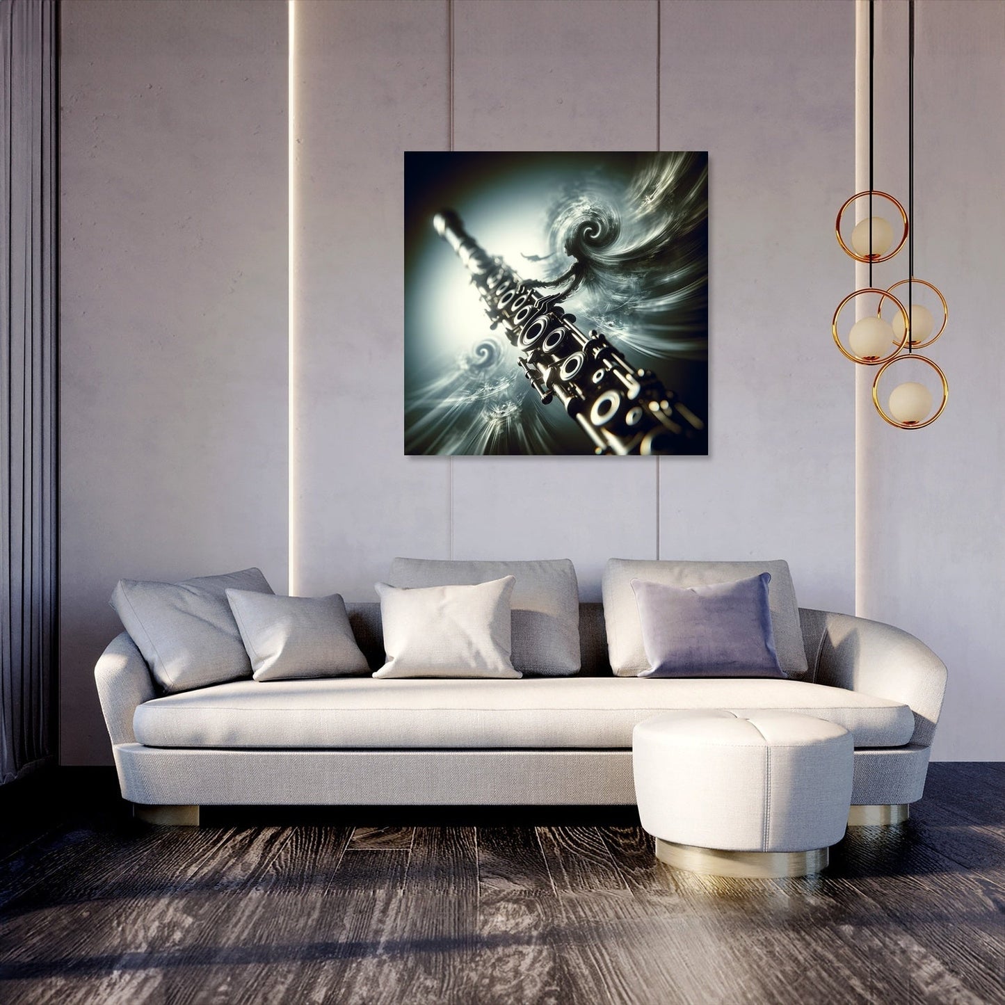 Flute's Flight Canvas