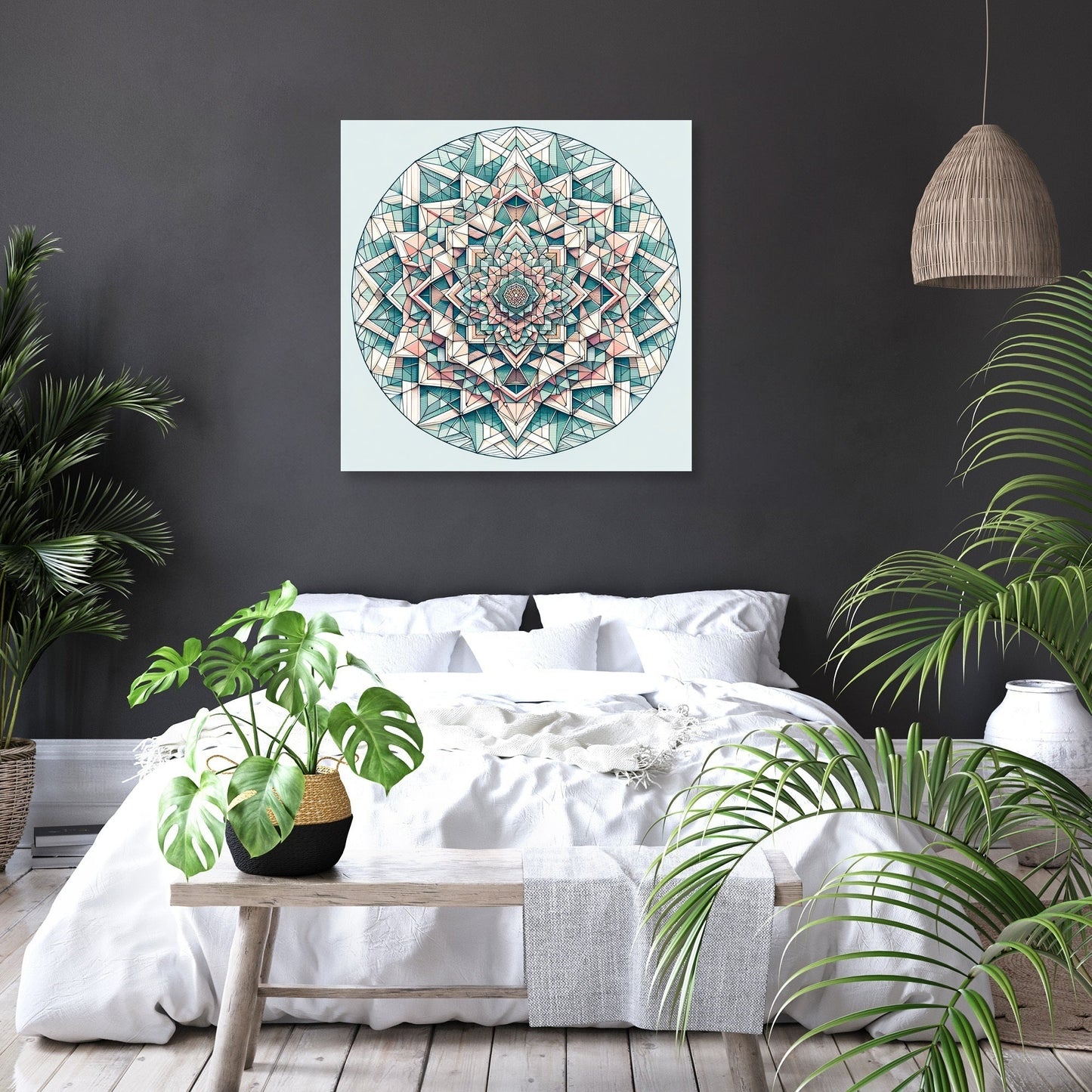 Pastel Harmony Canvas
