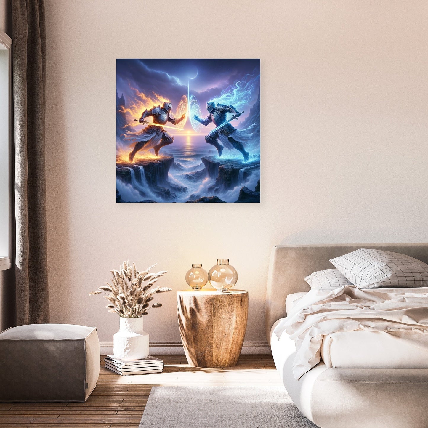Knights of Elemental Fury Canvas