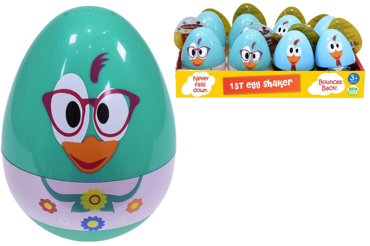 My 1st Egg Shaker Baby Sensory Toy (Assorted Designs)