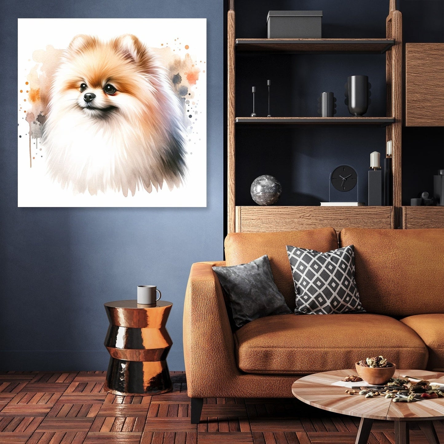 Pomeranian Elegance Canvas