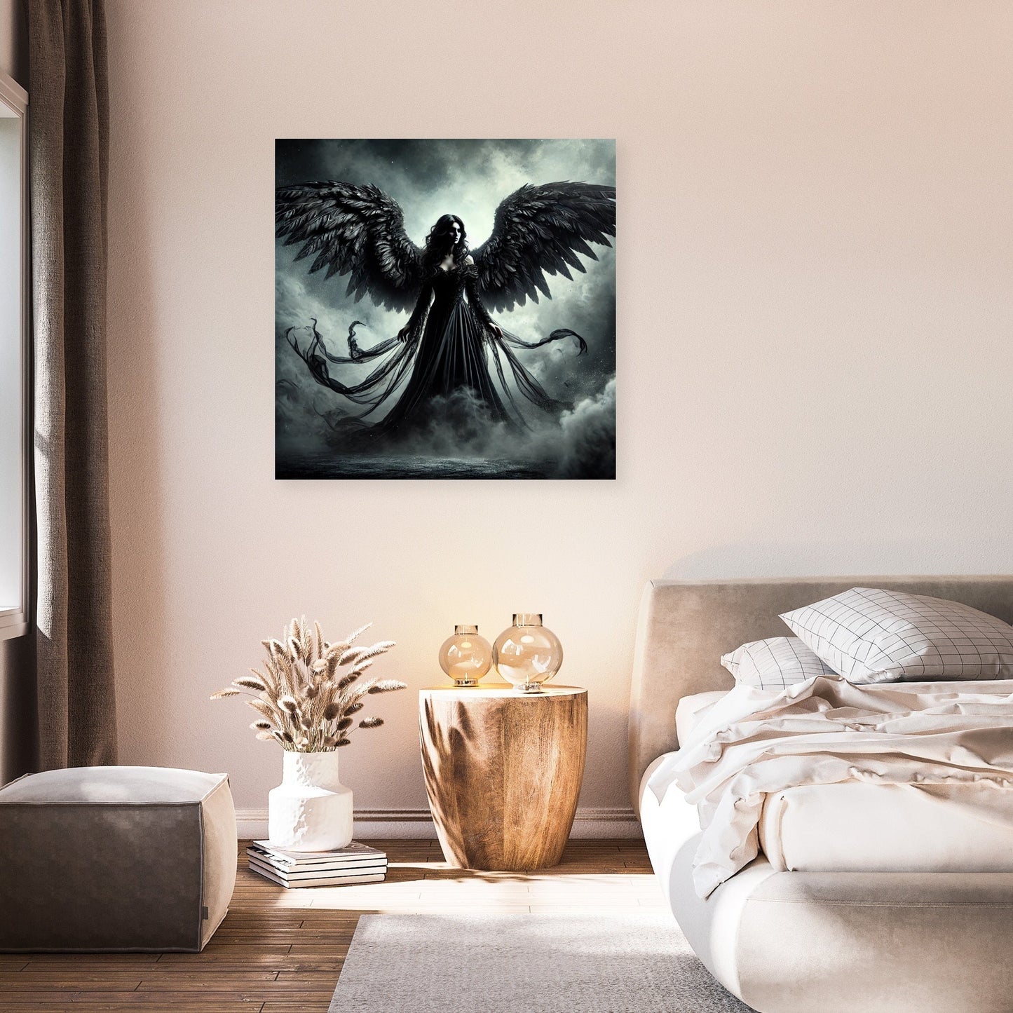 Gothic Angel of Darkness Canvas