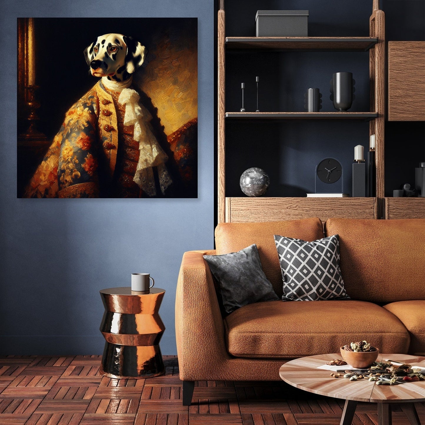 Dalmatian Royalty Golden Hour Canvas