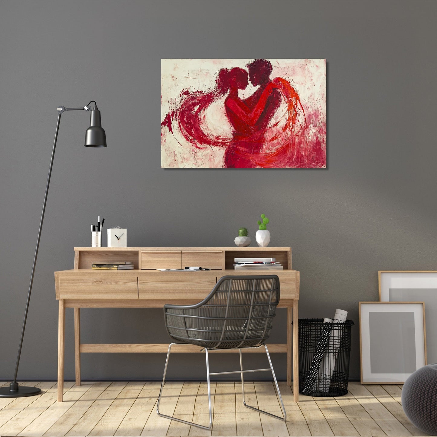 Interwoven Hearts Canvas