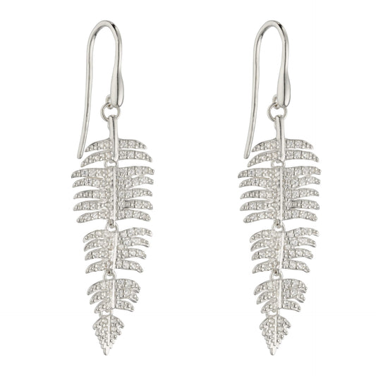 Beginnings Palm Leaf Drop Earrings