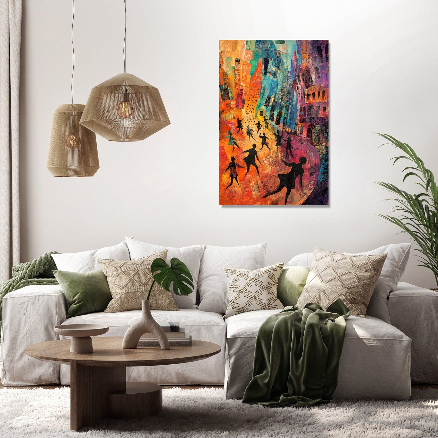 Rhythmic Symphony Canvas
