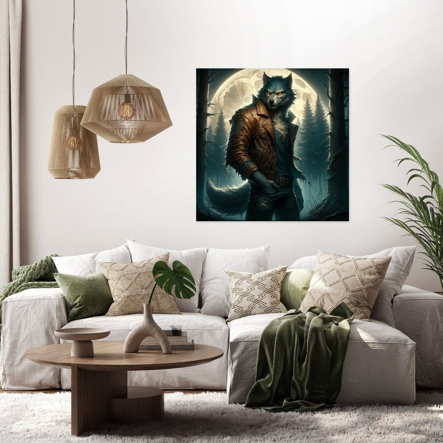 Lunar Guardian Canvas