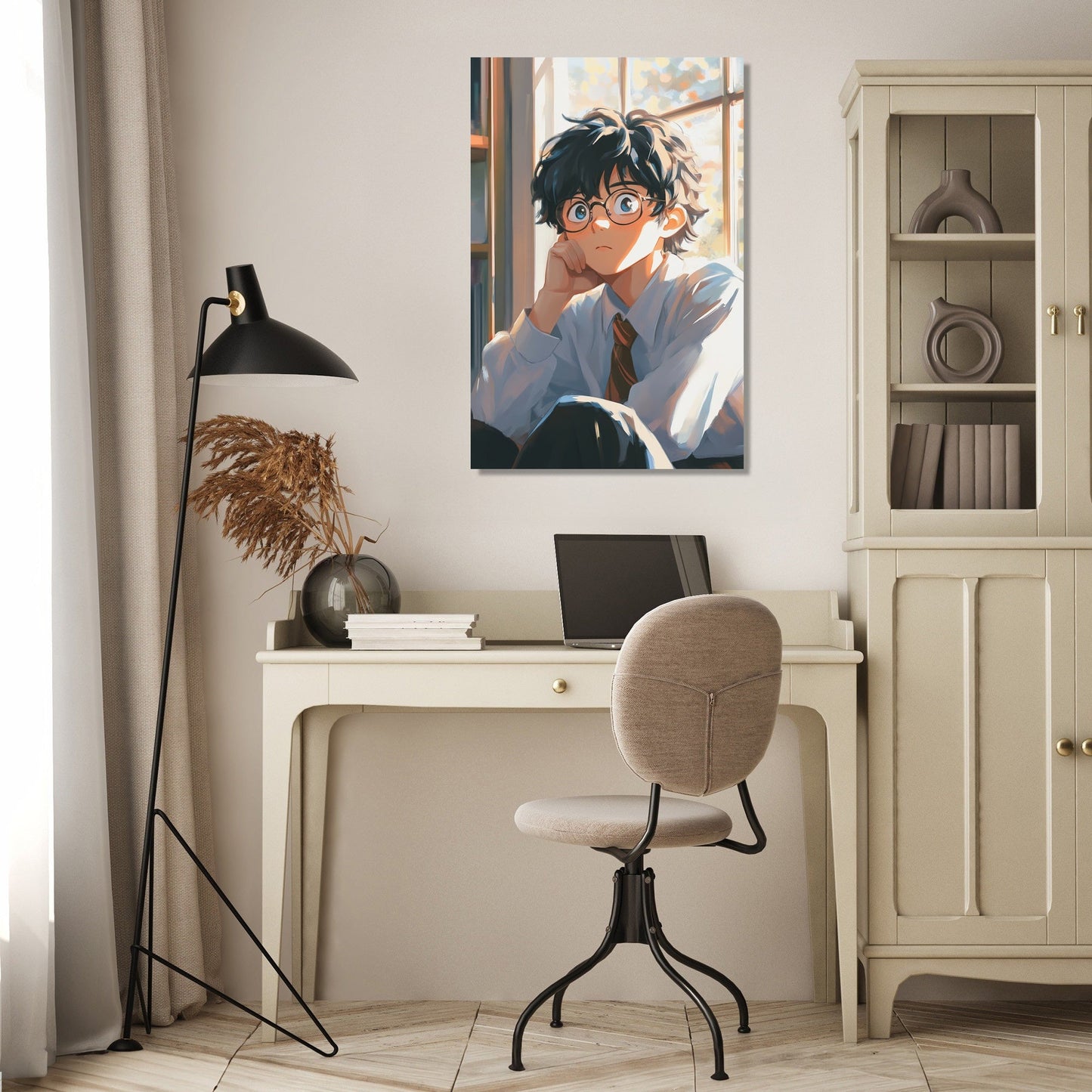 Dreamy Student Window Canvas