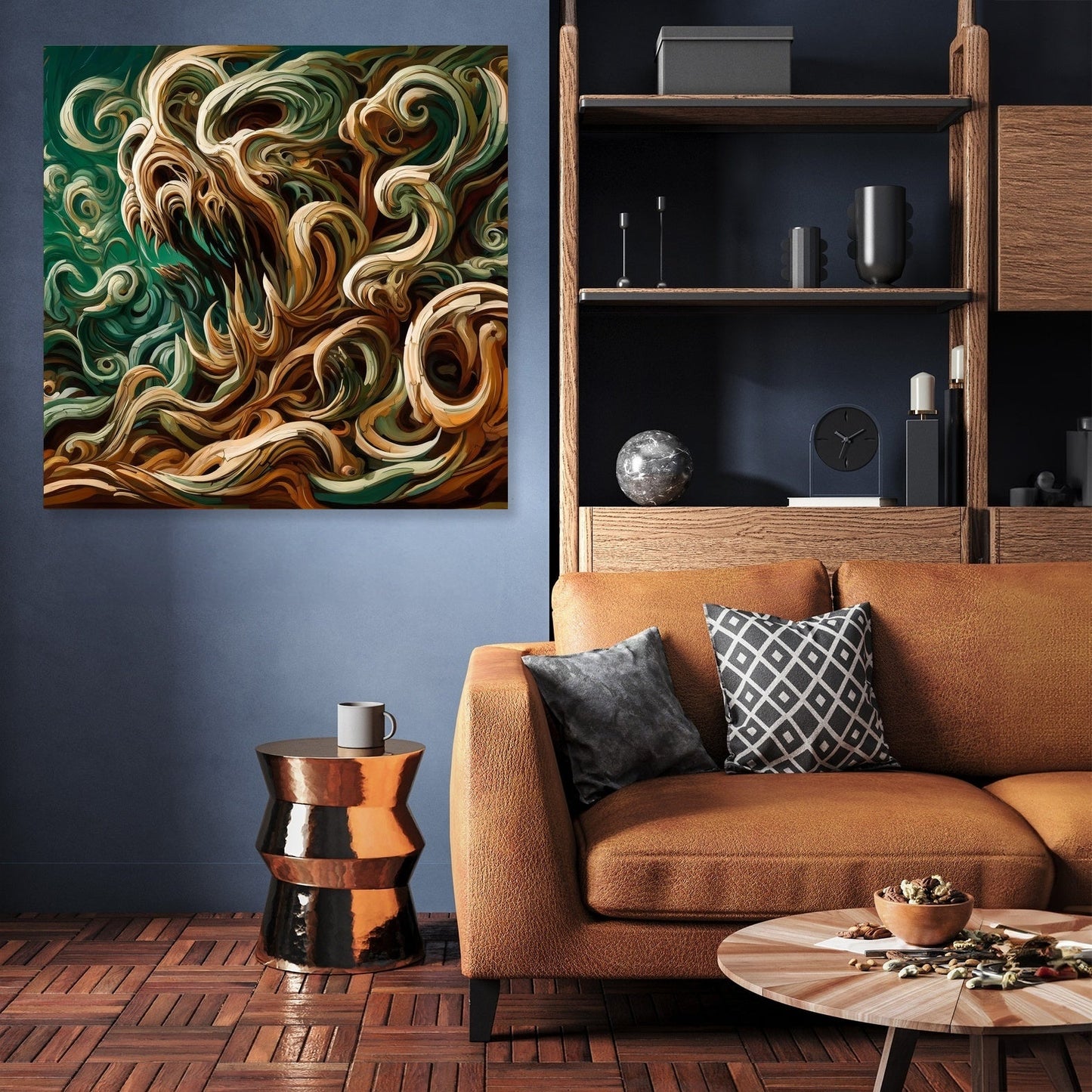 Disgust Distorted Canvas